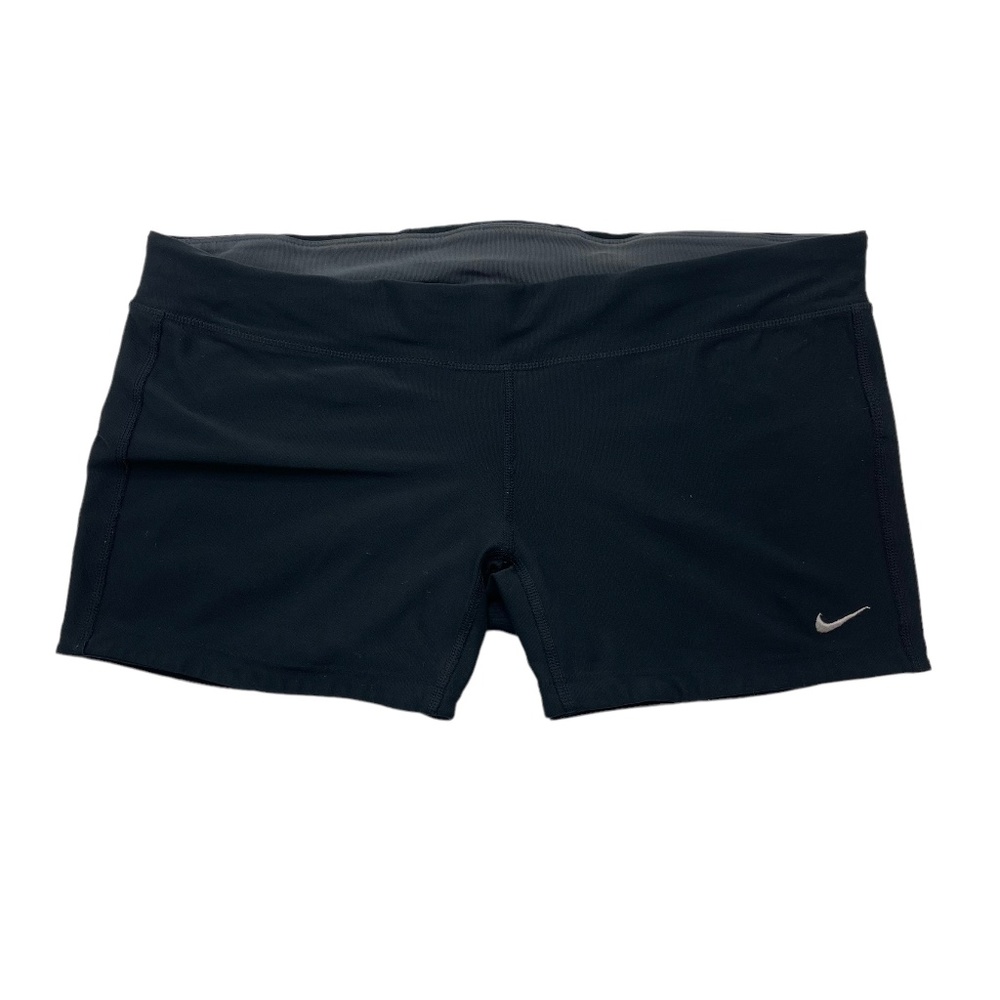Nike Dri Fit Women Running Shorts Black Workout Running Extra Large